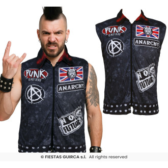Kostýmy na karneval - Punková vesta