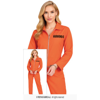 Kostýmy na karneval - Vězenkyně dámský kostým