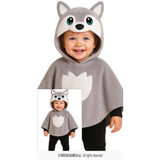 Kostýmy na karneval - Vlk dětské pončo