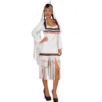 Kostýmy na karneval - WHITE INDIAN - dámský kostým