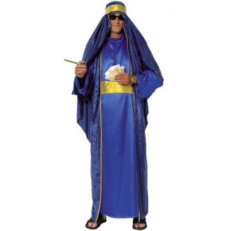 Kostýmy na karneval - ARAB - modrozlatý kostým
