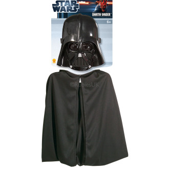 Kostýmy na karneval - Dětský kostým Darth Vader maska+plášť - licence
