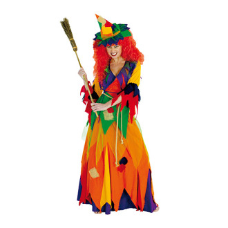 Kostýmy na karneval - Hexe Kunterbunt - kostým D