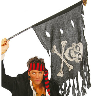 Doplňky - Pirátská vlajka 122 x 60 cm D