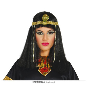 Paruky - Kleopatra s čelenkou