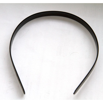 Klobouky, čepice, čelenky - Vlasová spona - čelenka plast černá