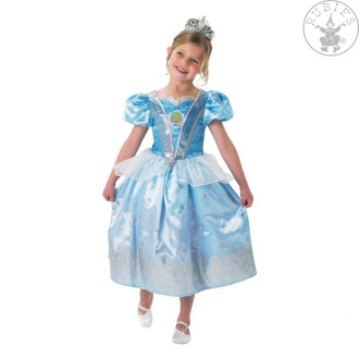 Kostýmy na karneval - Kostým Popelky - Cinderella Glitter - licenční kostým
