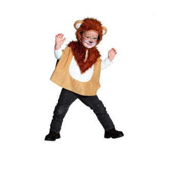 Kostýmy na karneval - Dětská pelerína s kapucí - lvíček