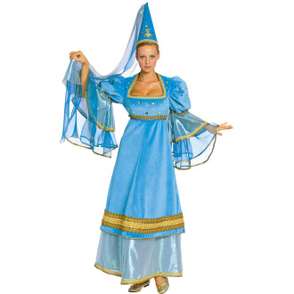 Kostýmy na karneval - Princezna modrá - kostým