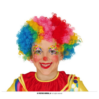 Paruky - Paruka dětská multicolor - klaun
