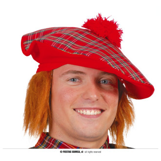 Klobouky, čepice, čelenky - Skotská čepice s rezavými vlasy
