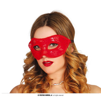 Masky, škrabošky - Červená maska