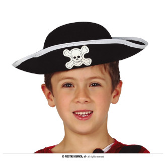 Klobouky, čepice, čelenky - Pirátský klobouk filcový dětský
