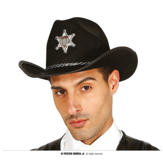 Klobouky, čepice, čelenky - Pánský kovbojský klobouk s hvězdou