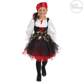 Kostýmy na karneval - Pirátský kostým dětský s šátkem na hlavu