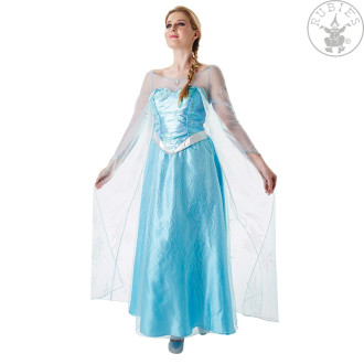 Kostýmy na karneval - Elsa Deluxe (Frozen) kostým pro dospělé