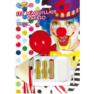 Kostýmy na karneval - Set líčidel pro klauna