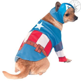 Kostýmy na karneval - Captain America - kostým pro pejsky