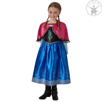 Kostýmy na karneval - Anna Deluxe Frozen Child - licence