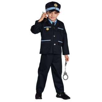 Kostýmy na karneval - Policista - tm.modrý kostým