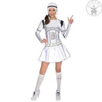 Kostýmy na karneval - Stormtrooper Lady Dress - Adult