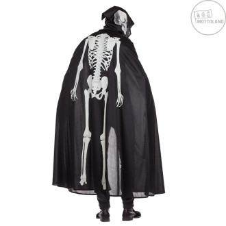 Kostýmy na karneval - Glowing Skeleton Cape - kostým s potiskem
