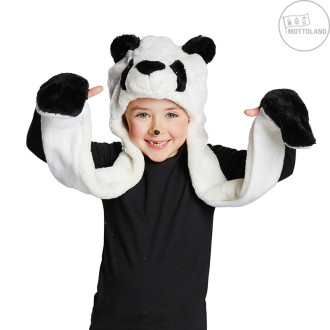 Klobouky, čepice, čelenky - Panda - univ. čepice pro děti i dospělé