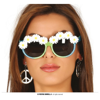 Doplňky - Brýle Hippie s kopretinami