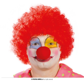 Paruky - Paruka červený klaun