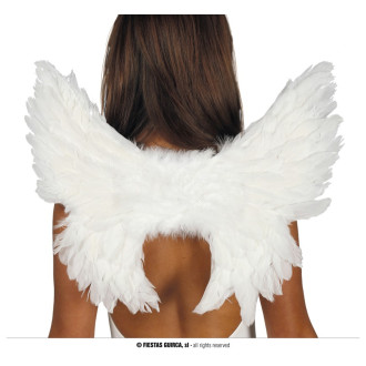 Doplňky - Bílá andělská křídla Guirca