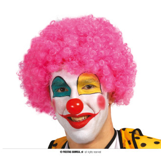 Paruky - Paruka růžový klaun