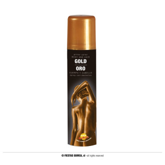 Líčidla, kosmetika - Zlatý sprej na tělo