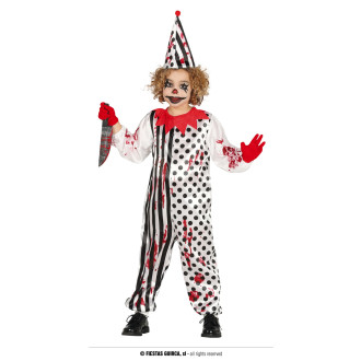 Kostýmy na karneval - Zombie klaun - dětský kostým