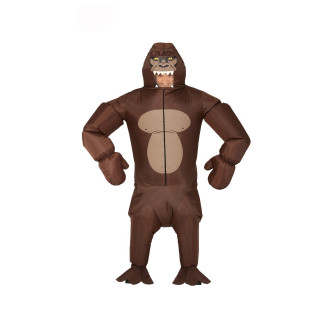 Kostýmy na karneval - Gorila - nafukovací kostým s dmychadlem