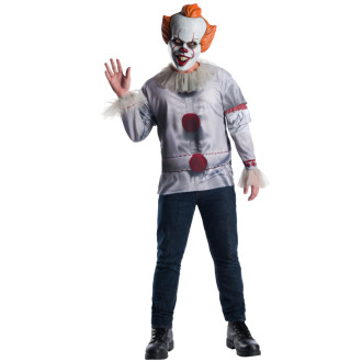 Kostýmy na karneval - Pennywise IT Costume Top - Adult