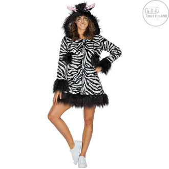 Kostýmy na karneval - Zebra lady - kostým
