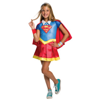 Kostýmy na karneval - Supergirl DC Super Hero Girls Deluxe - Child
