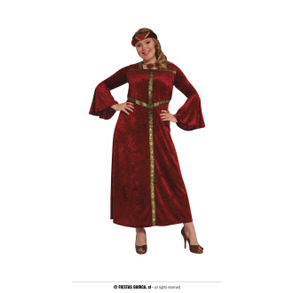 Kostýmy na karneval - Středověká dáma - kostým XL