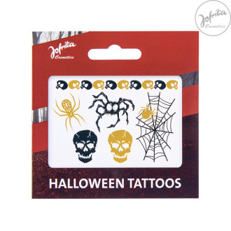 Doplňky - Tetování - halloween s pavučinou