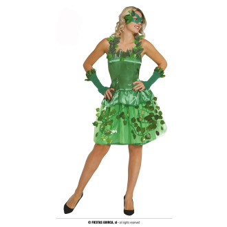 Kostýmy na karneval - Lístková víla zelená