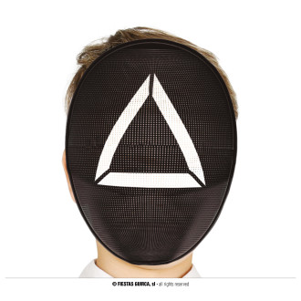 Masky, škrabošky - PVC maska GAMER dětská - trojúhelník