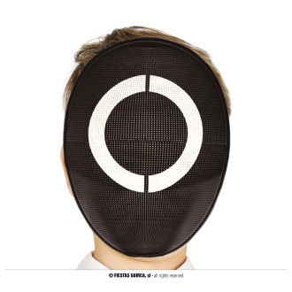 Masky, škrabošky - PVC maska GAMER dětská - kruh