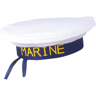 Klobouky, čepice, čelenky - Námořnická čepička Marine