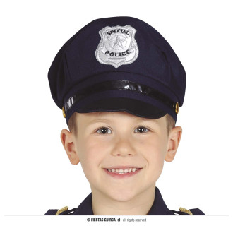 Klobouky, čepice, čelenky - Dětská policejní čepice