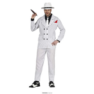 Kostýmy na karneval - Gangster - bílý oblek