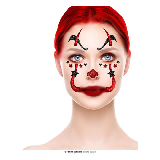 Doplňky - Flitrová maska klaun
