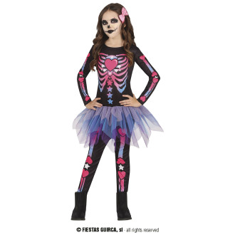 Kostýmy na karneval - Růžový skeleton
