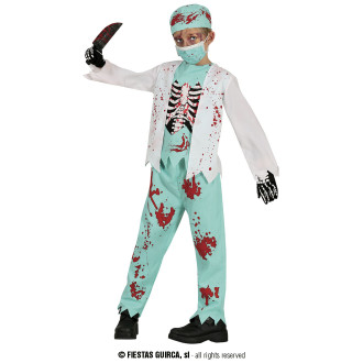 Kostýmy na karneval - Skeleton zombie - lékař