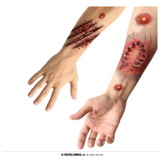 Doplňky - Tetování - samolepící rány