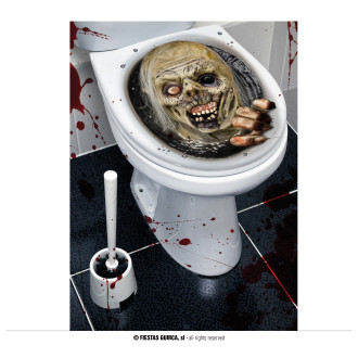 Doplňky - Záchodová dekorace zombie